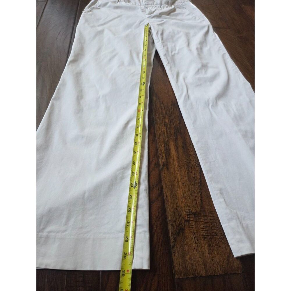 Banana Republic Women's White Cotton Dress Pants Size 10 - Picture 7 of 9